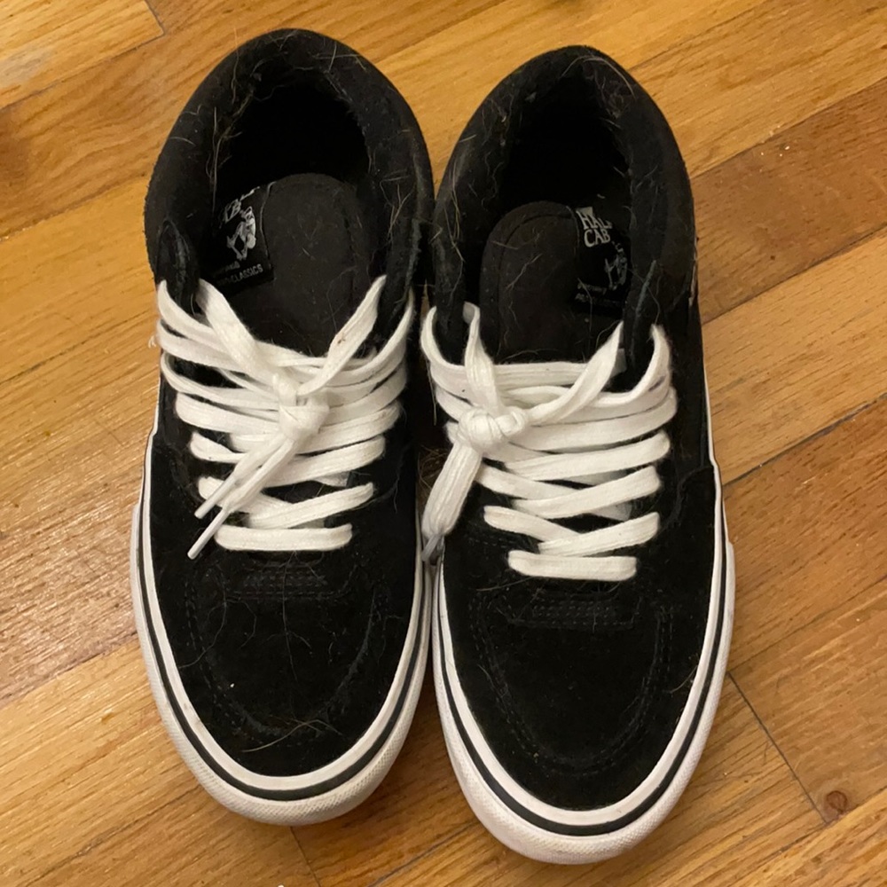 Classic Black Half Cab Vans Like New